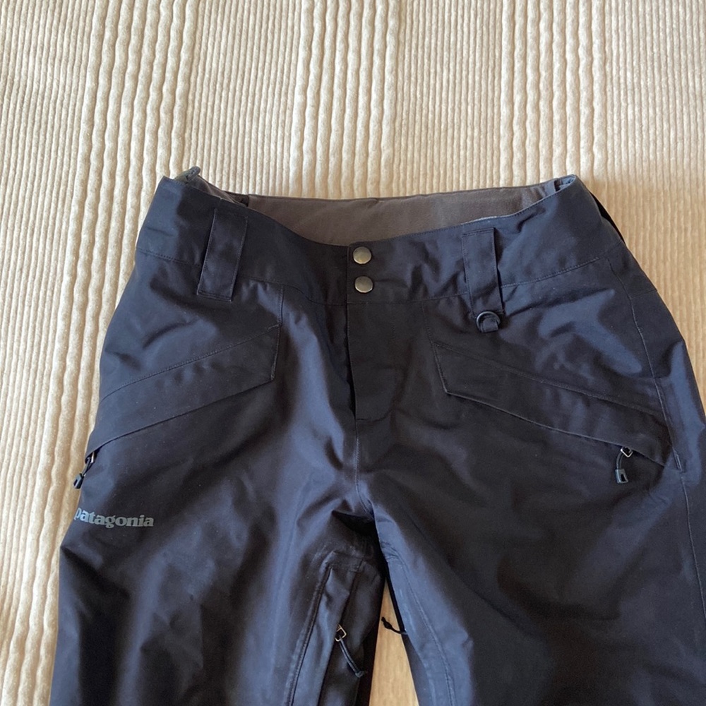 Patagonia Womens Black Insulated Ski Pants S